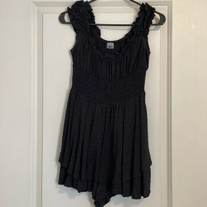 Black Urban Outfitters Rosie Romper